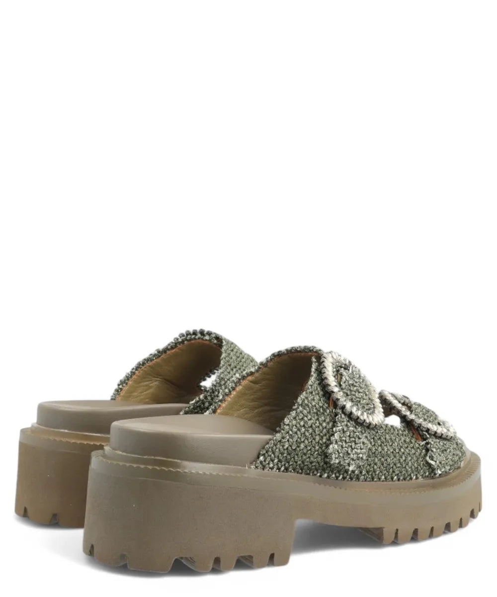 Sandali PEACH in Rafia con Piattaforma Anatomica-NOA HARMON-Sandali-Vittorio Citro Boutique