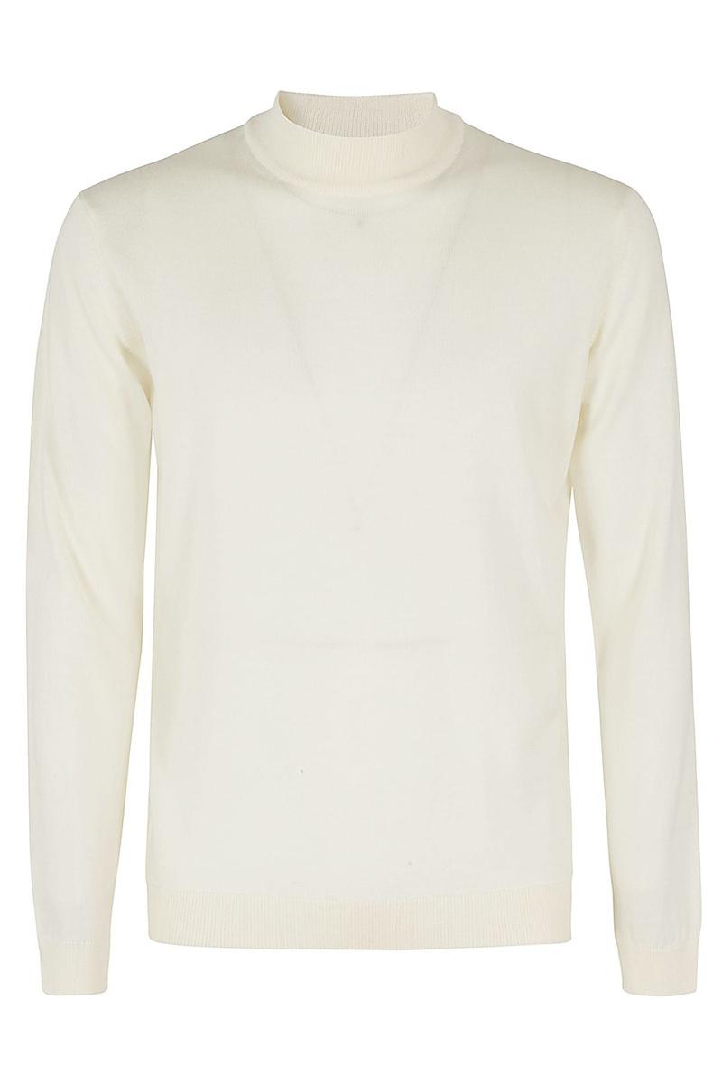 Maglia lupetto 100% lana merino-Roberto Collina-Maglieria-Vittorio Citro Boutique