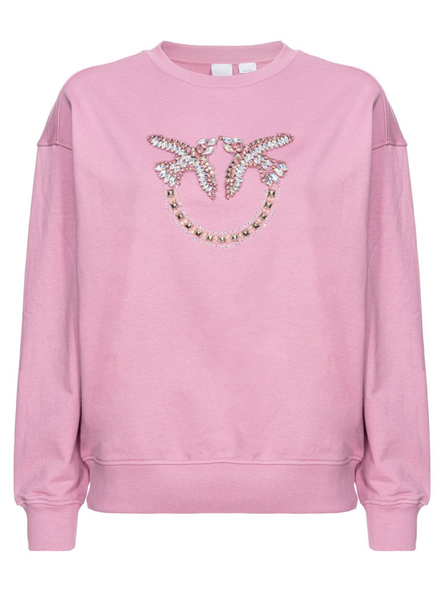 Felpa Nelly. con ricamo-Pinko-Felpe-Vittorio Citro Boutique