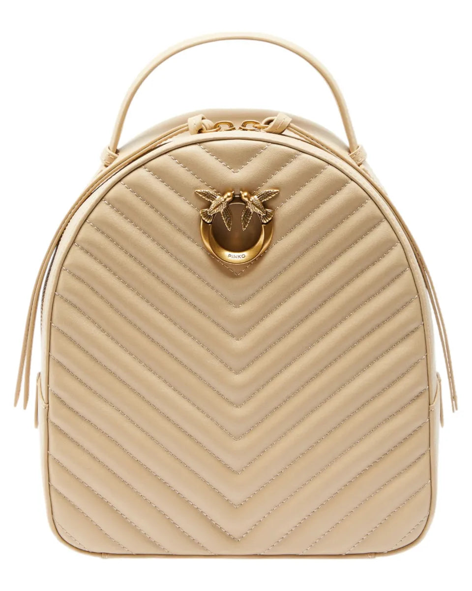 Zaino Love Backpack in Pelle Trapuntata-Zaini-Pinko-Vittorio Citro Boutique