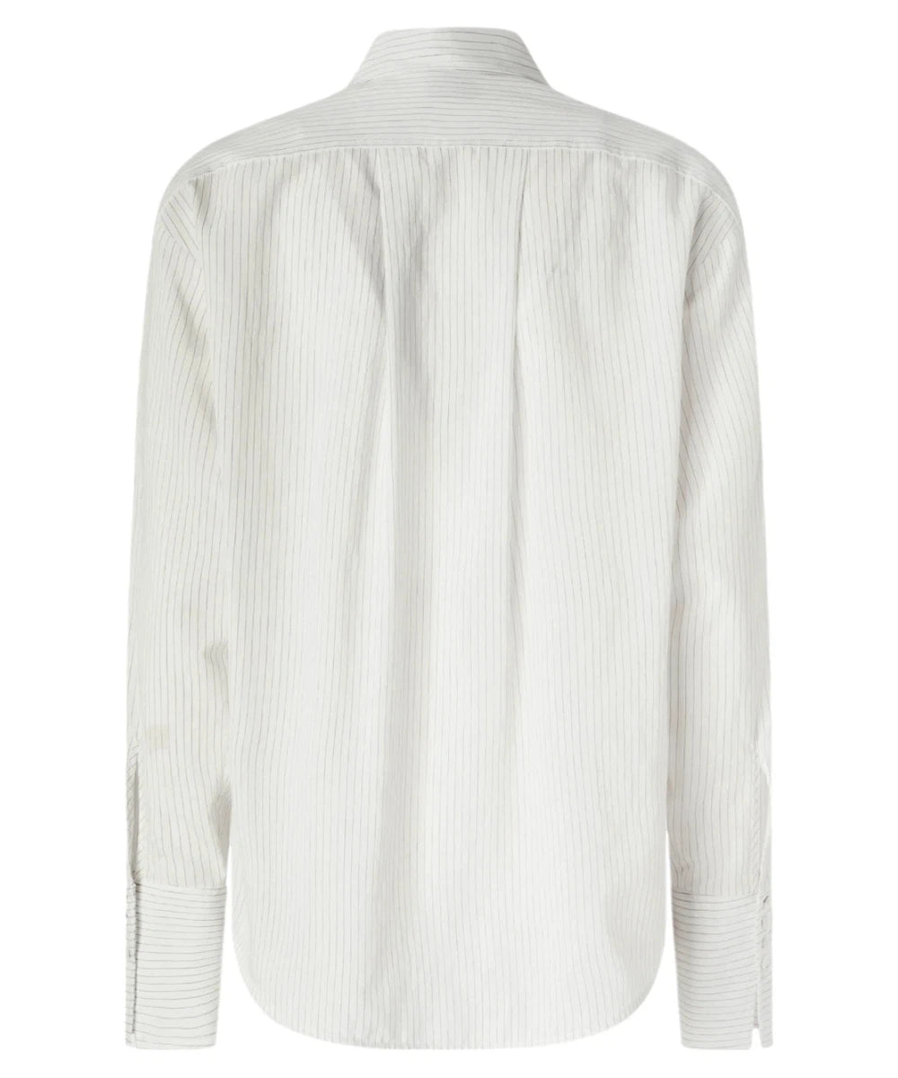 Camicia Cavalcanti a Righe con Volant-Pinko-Camicie-Vittorio Citro Boutique