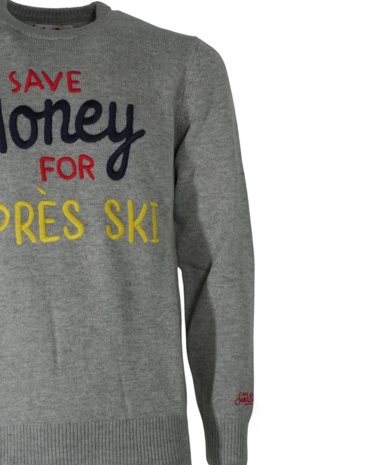 Maglione MC2 Saint Barth Heron Save Money for Apres Ski-Mc2 Saint Barth-Maglieria-Vittorio Citro Boutique