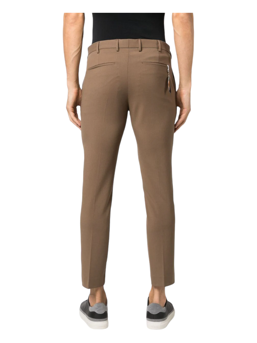 Pantalone dieci stretch in lana-Pt Torino-Pantaloni-Vittorio Citro Boutique