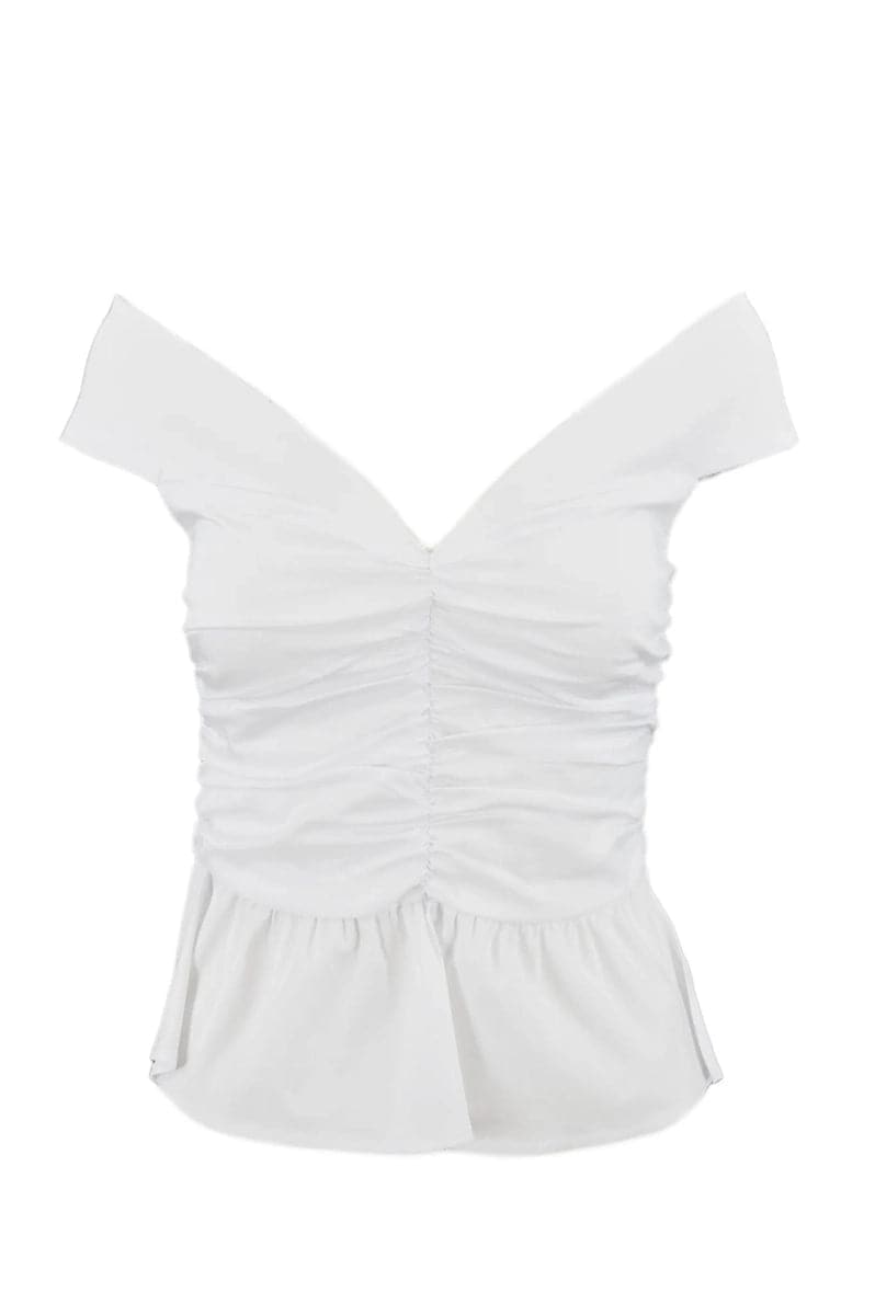 TOP POPELINE SPALLE SCOPERTE-Pinko-Top-Vittorio Citro Boutique