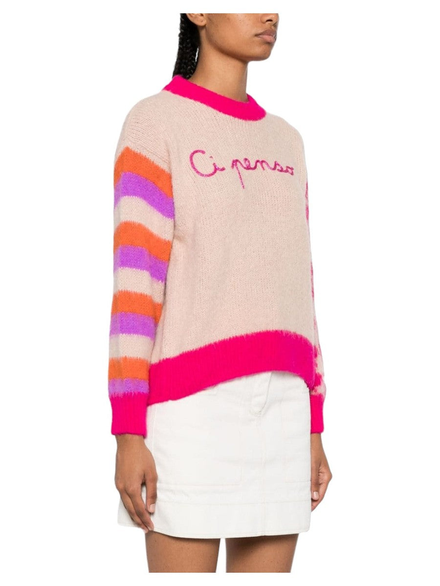 Maglione Ci Penso con ricamo-Mc2 Saint Barth-Maglieria-Vittorio Citro Boutique