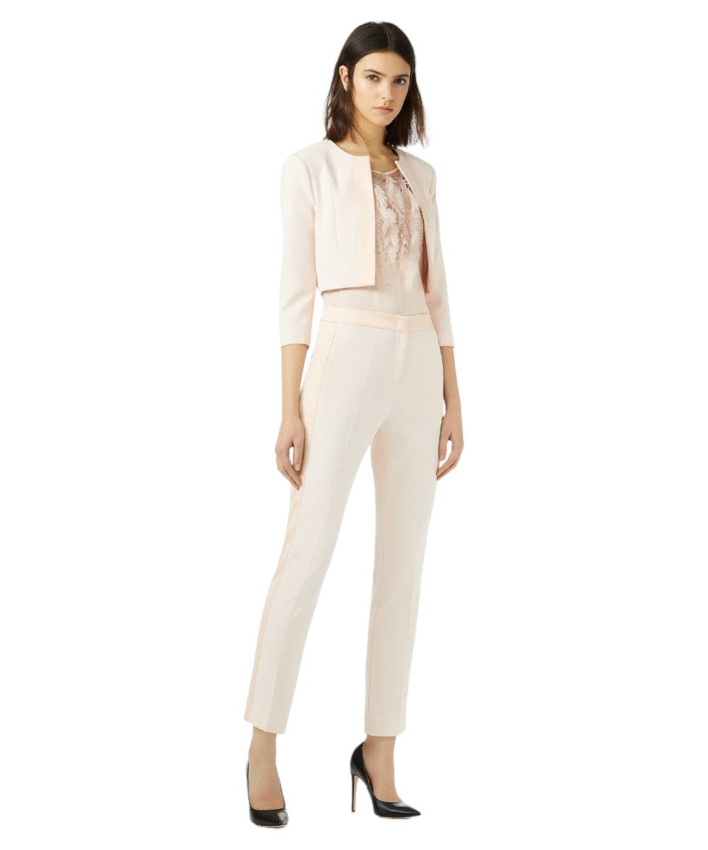 Giacca Cropped in Tessuto Tecnico Bi-Stretch-Liu-Jo-Giacche-Vittorio Citro Boutique