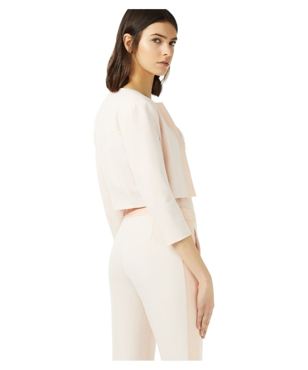 Giacca Cropped in Tessuto Tecnico Bi-Stretch-Liu-Jo-Giacche-Vittorio Citro Boutique