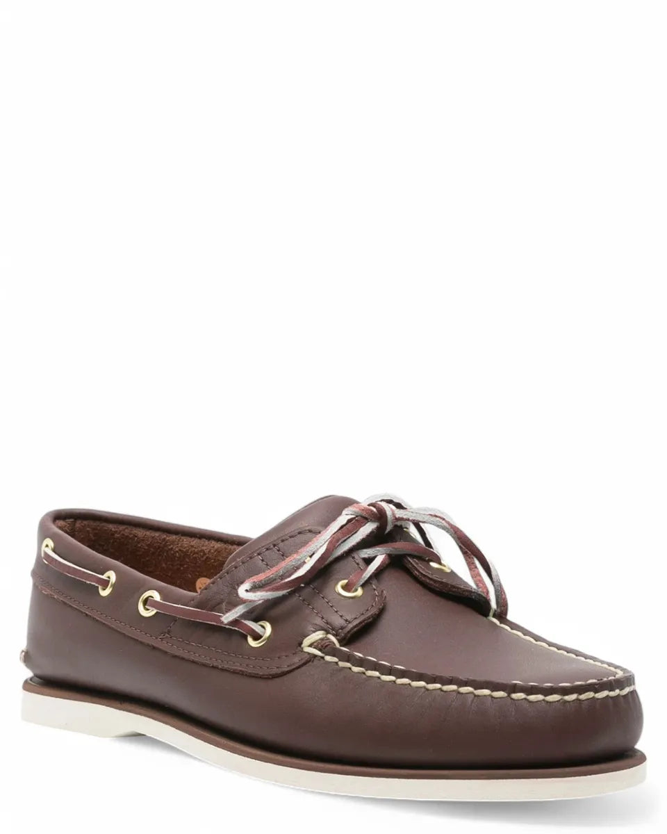 Scarpe da Barca in Pelle Marrone-TIMBERLAND-Mocassini-Vittorio Citro Boutique