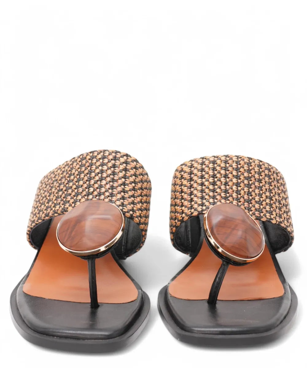 Sandalo Infradito con Tacco-NOA HARMON-Sandali-Vittorio Citro Boutique