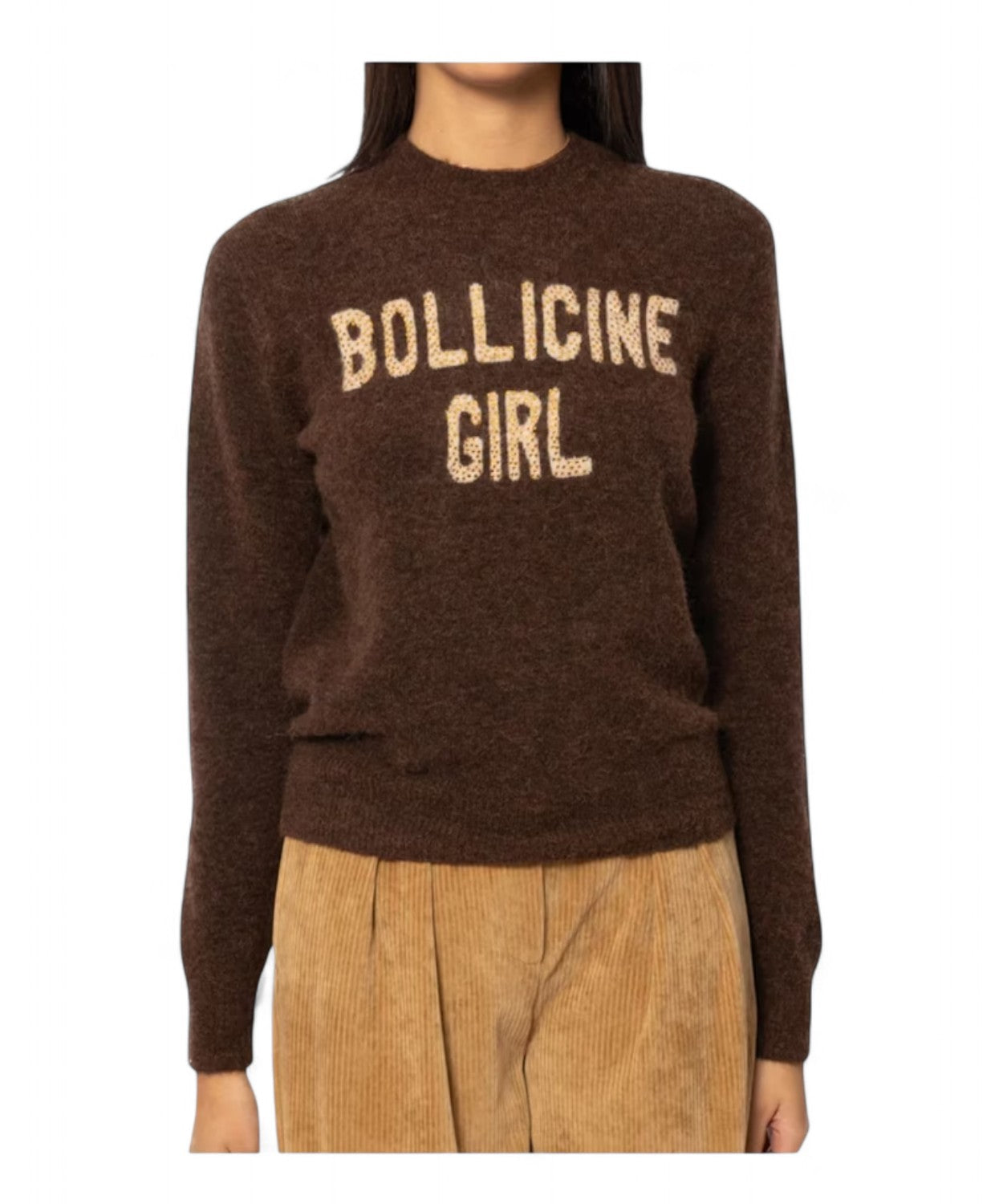 Maglione girocollo New Queen "Bollicine Girl"-Mc2 Saint Barth-Maglieria-Vittorio Citro Boutique