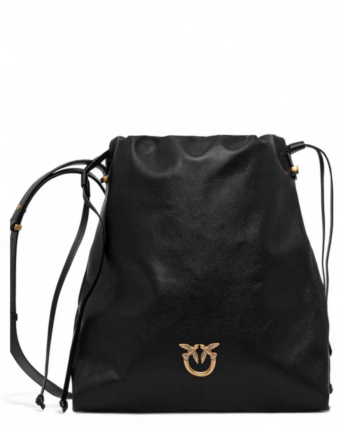 Borsa a Spalla in Pelle con Tracolla Regolabile-Pinko-Borse a spalla-Vittorio Citro Boutique