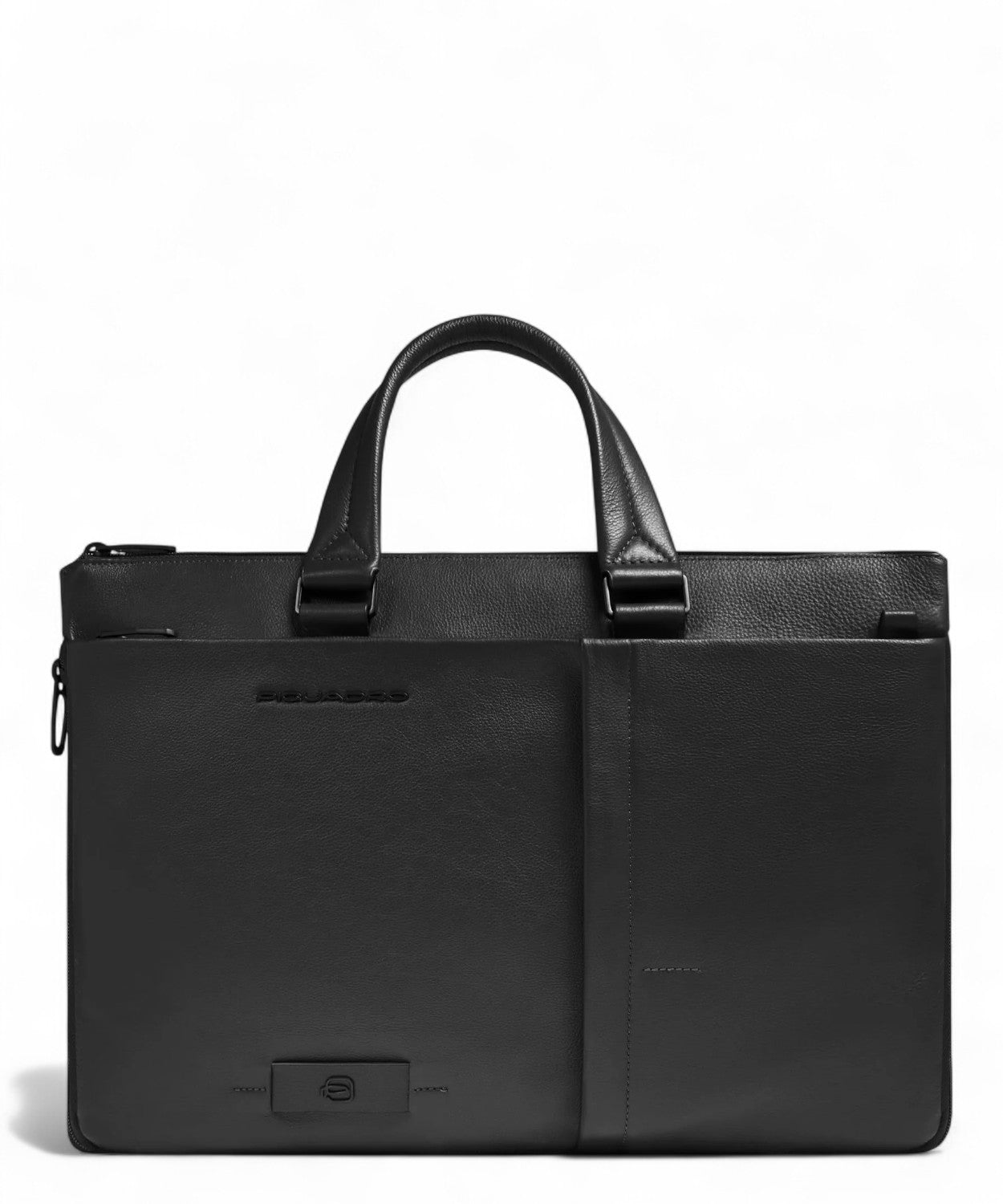 Borsa Porta PC 15,6" in Pelle con Tracolla e Sistema Shock Absorber-Piquadro-Borse da lavoro-Vittorio Citro Boutique