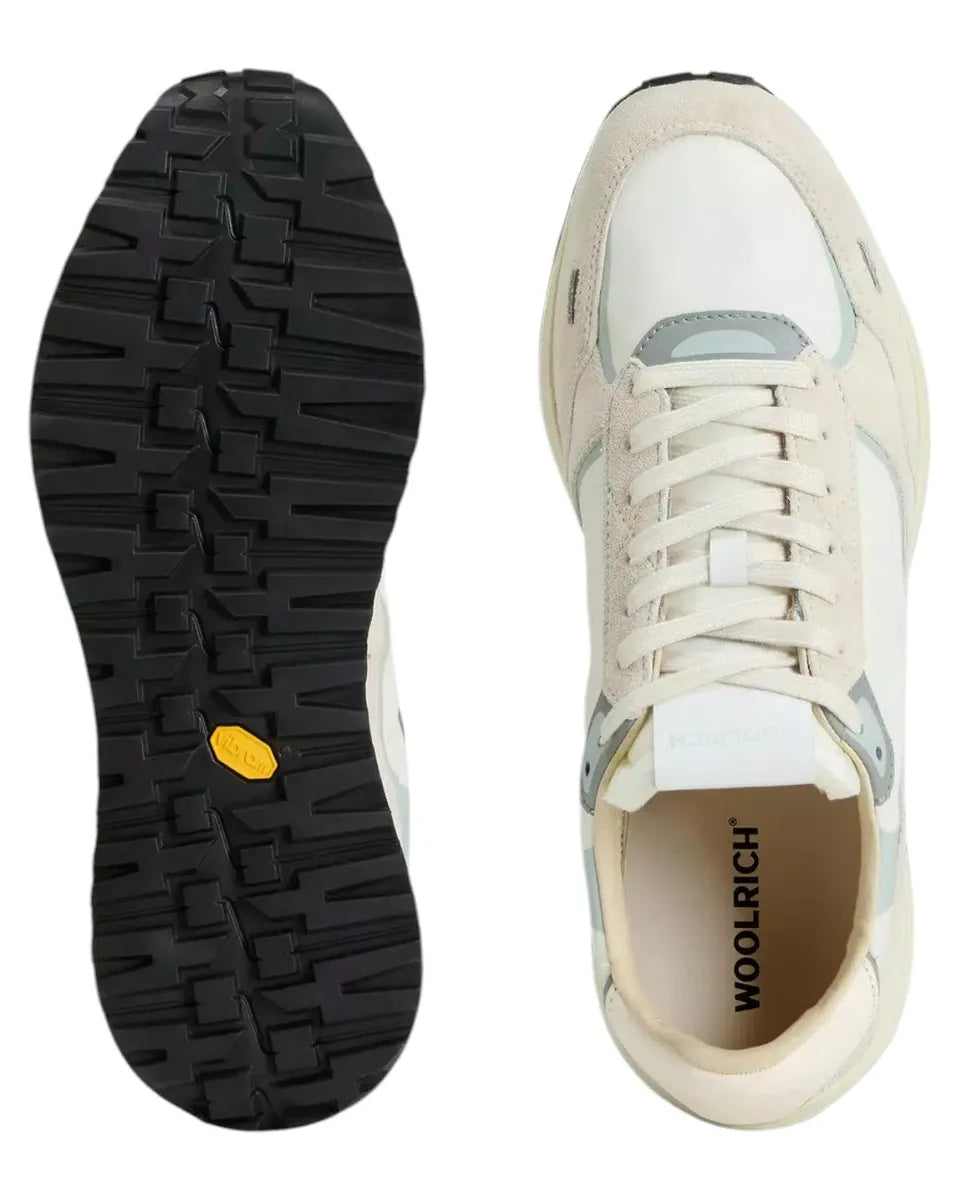 Sneakers Retro in Nylon con Dettagli in Pelle e Camoscio-Woolrich-Sneakers-Vittorio Citro Boutique