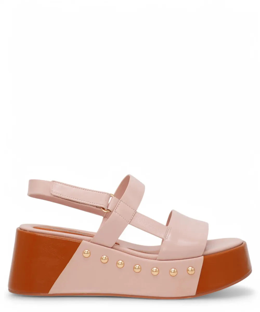 Sandalo con zeppa in Pelle-Vivien Lee-Sandali-Vittorio Citro Boutique