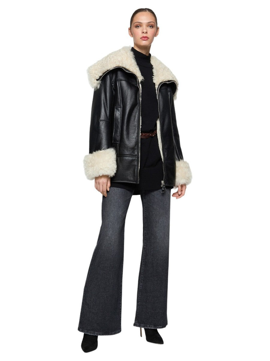 Jeans Amber grigio con bottone gioiello-Dondup-Jeans-Vittorio Citro Boutique
