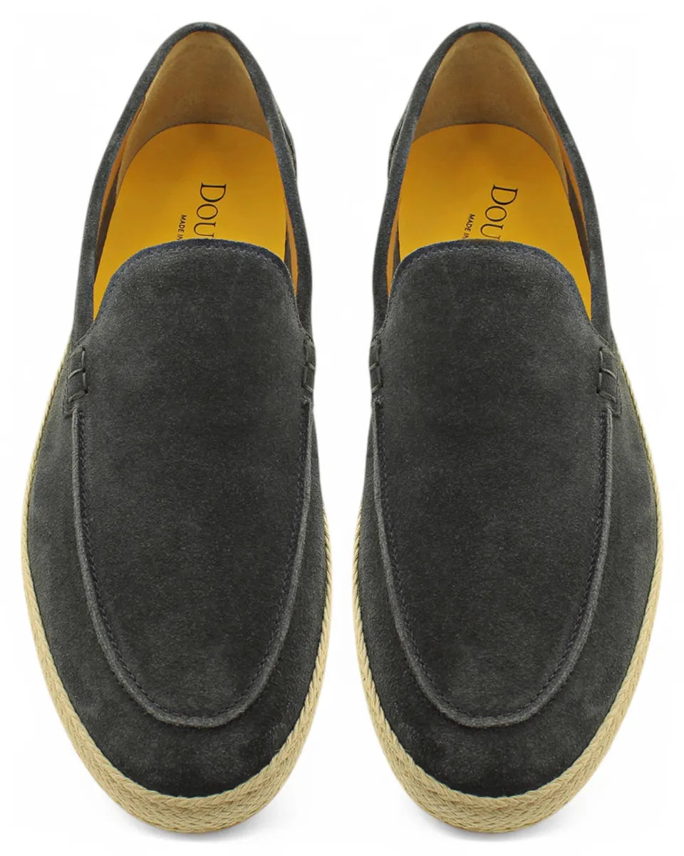 Espadrillas Doucal’s in Pelle Scamosciata-Doucal'S-Espadrillas-Vittorio Citro Boutique