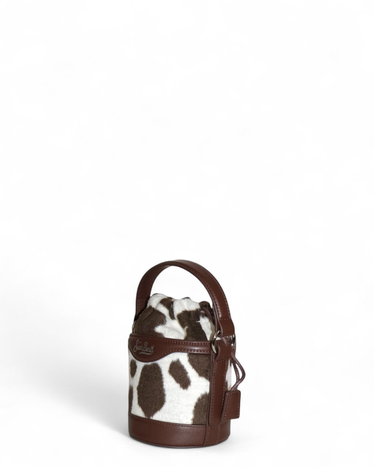 Borsa a secchiello Mila Teddy Cow con tracolla-Mc2 Saint Barth-Borse a spalla-Vittorio Citro Boutique