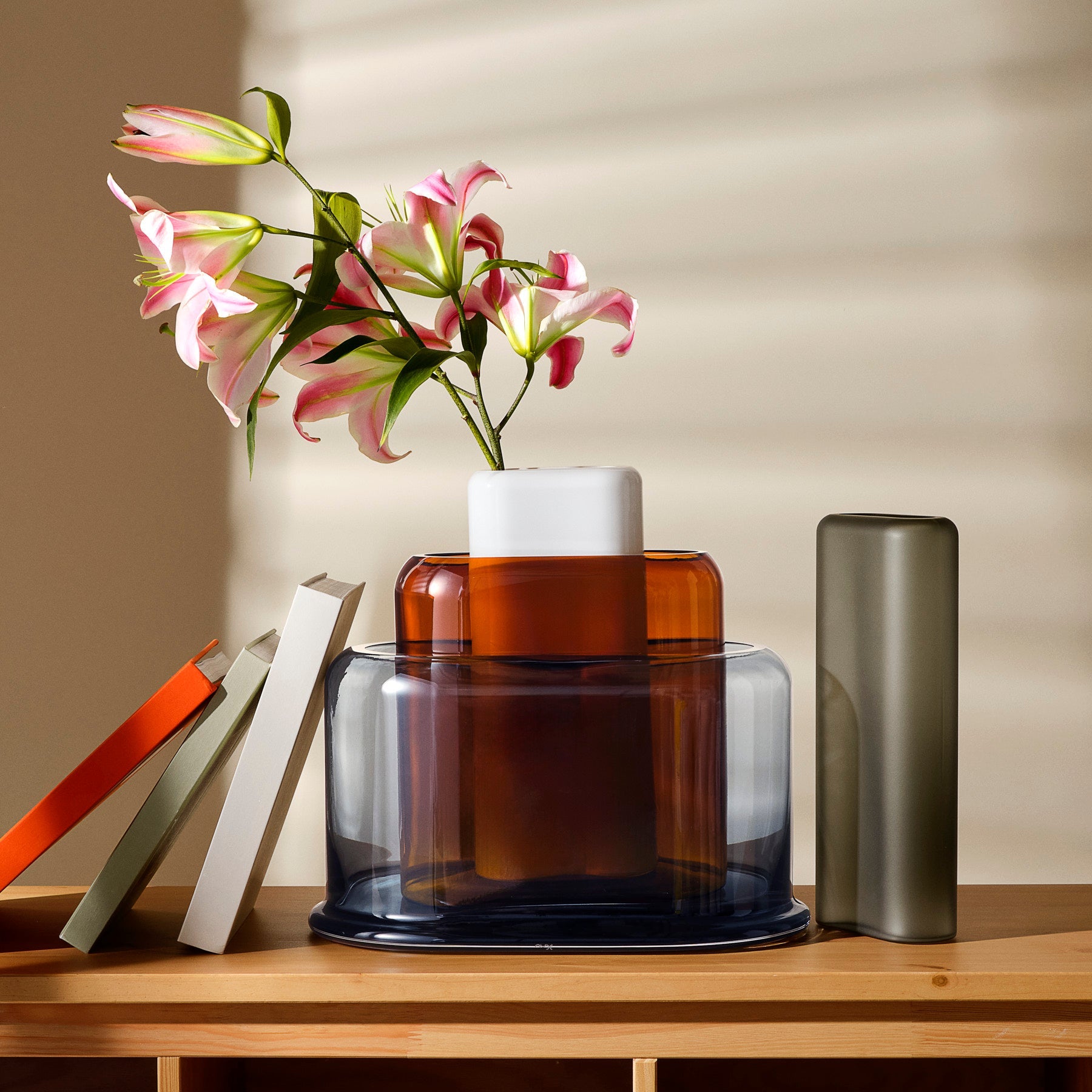 Layers Vase Medium-NUDE EU-Vasi-Vittorio Citro Boutique