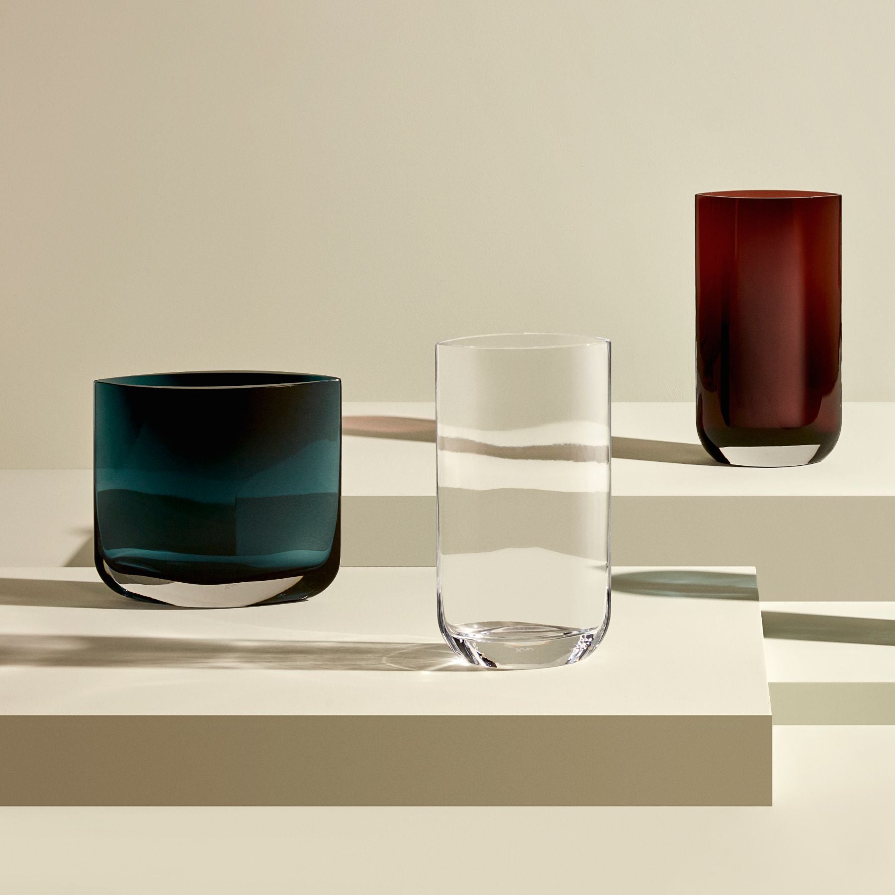 Blade Vase Tall Clear-NUDE EU-Vasi-Vittorio Citro Boutique