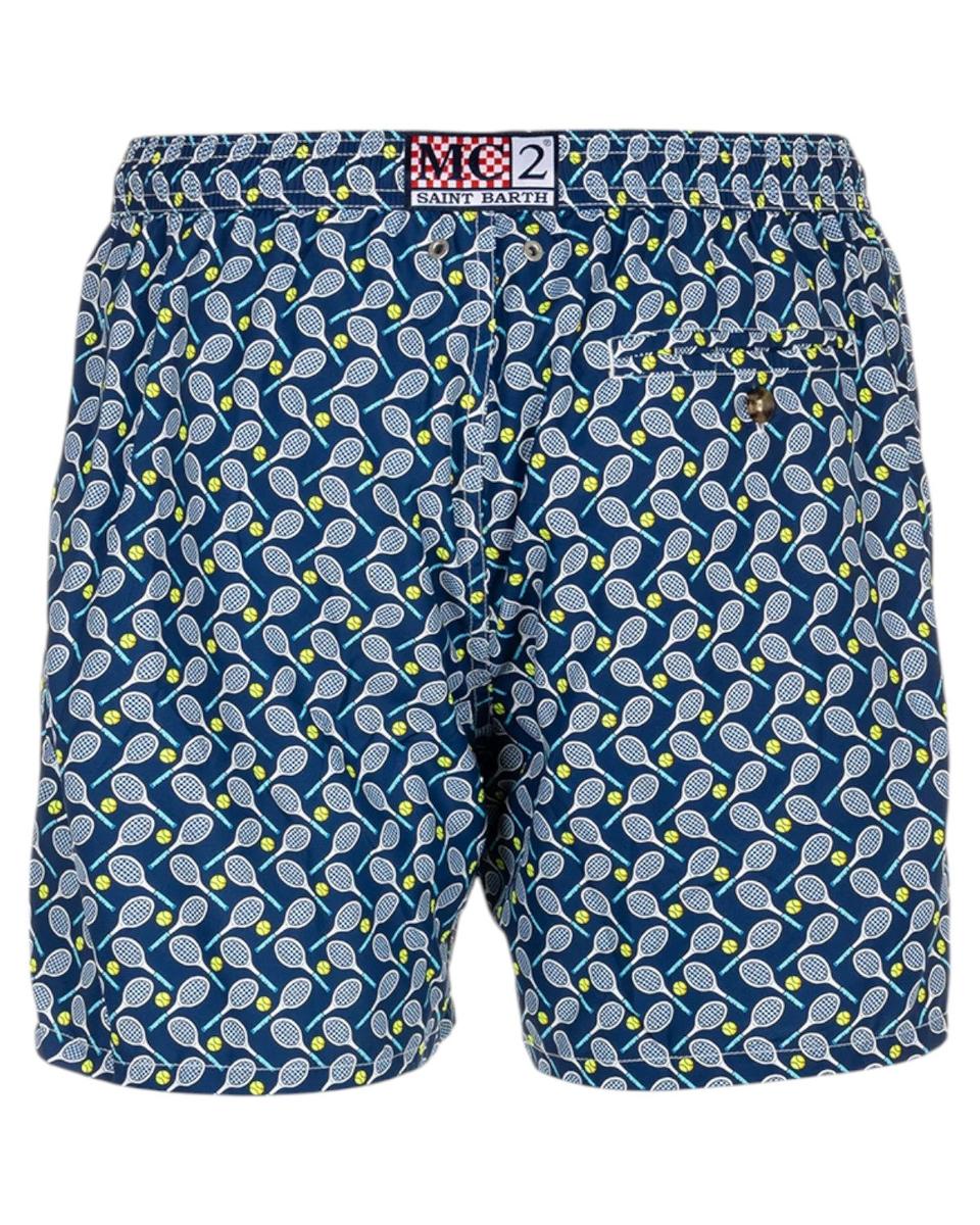 Costume da Bagno Lighting Stampa Tennis-Costumi da bagno-Mc2 Saint Barth-Vittorio Citro Boutique