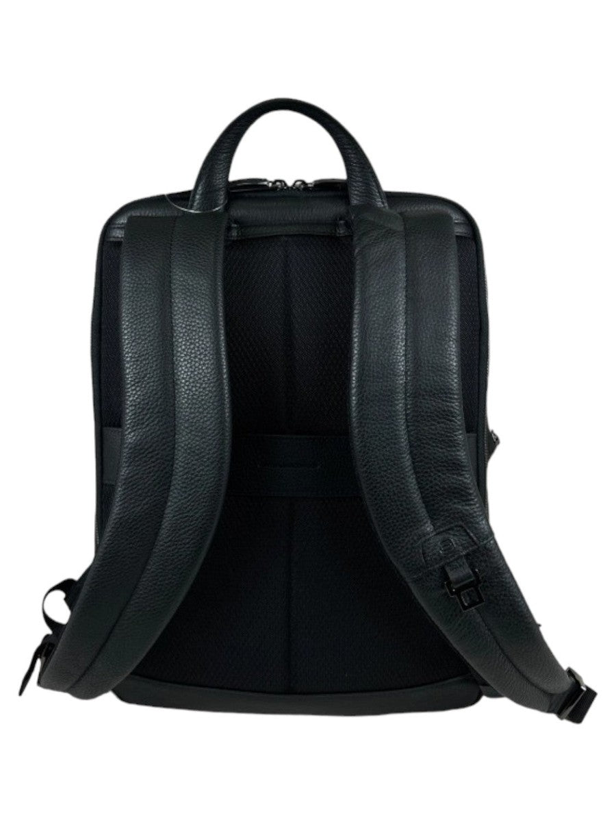 Zaino Slim in Pelle Nero-Piquadro-Zaini-Vittorio Citro Boutique