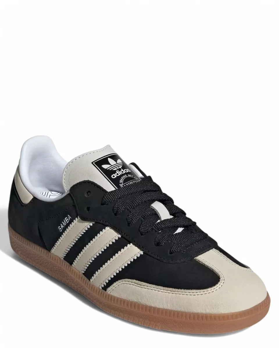 Adidas Samba OG W - Sneaker Iconiche in Core Black/Wonder White-Adidas Originals-Sneakers-Vittorio Citro Boutique
