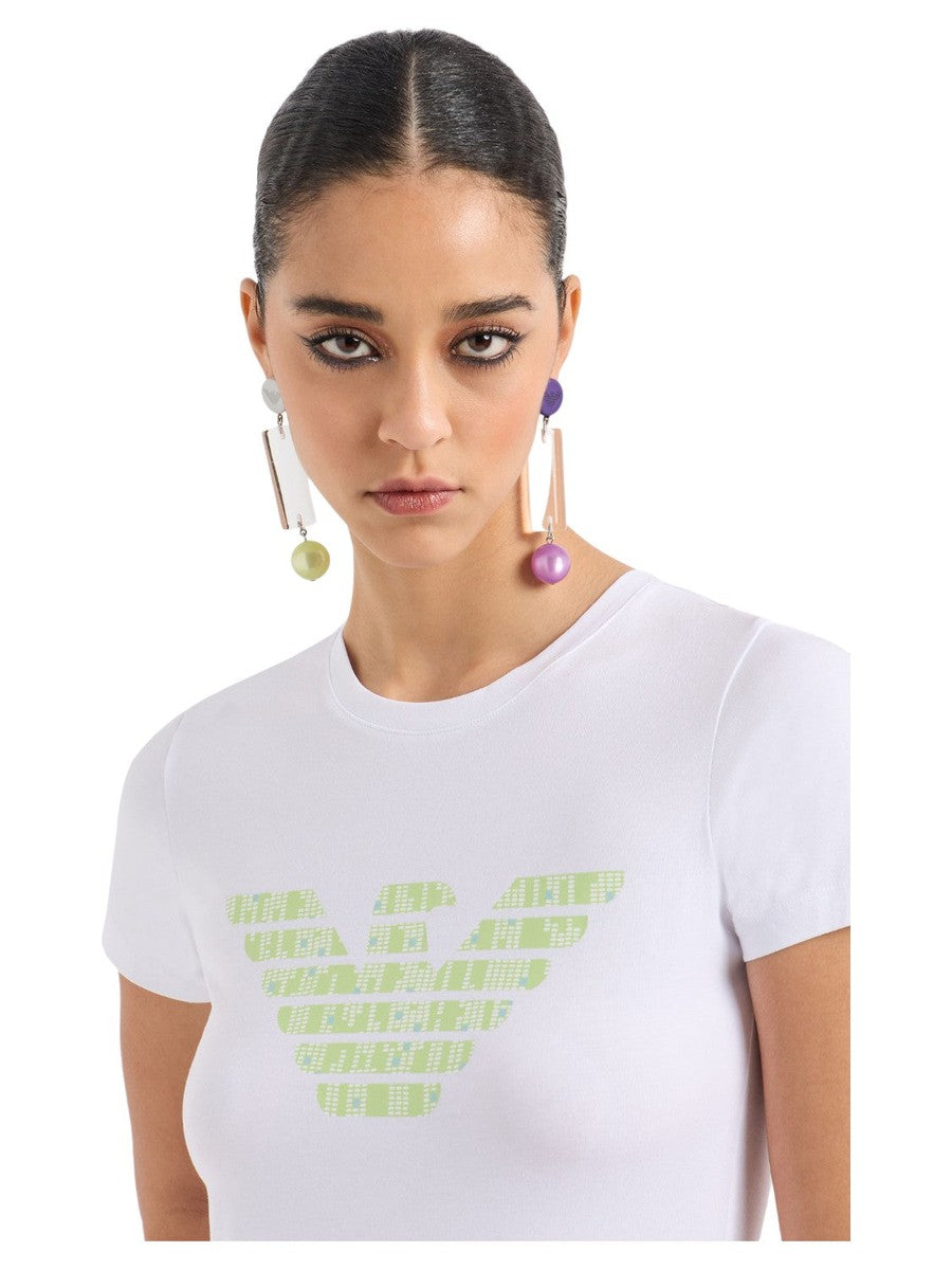 T-shirt ASV in Jersey Organico con Maxi Stampa Aquila-T-shirt-Emporio Armani-Vittorio Citro Boutique