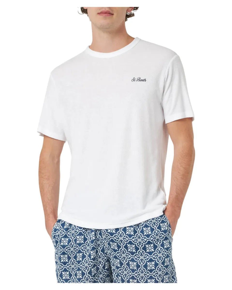 T-Shirt Gary in Spugna-Mc2 Saint Barth-T-shirt-Vittorio Citro Boutique