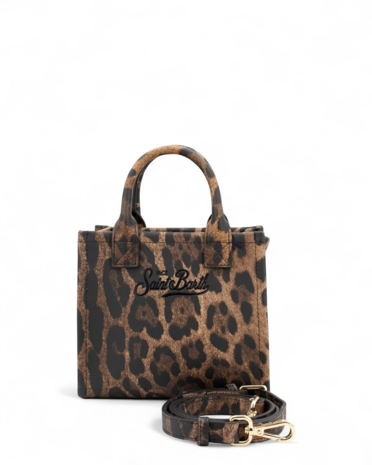Vanity Bag Mini in pelle printed leopard-Mc2 Saint Barth-Borse a mano-Vittorio Citro Boutique