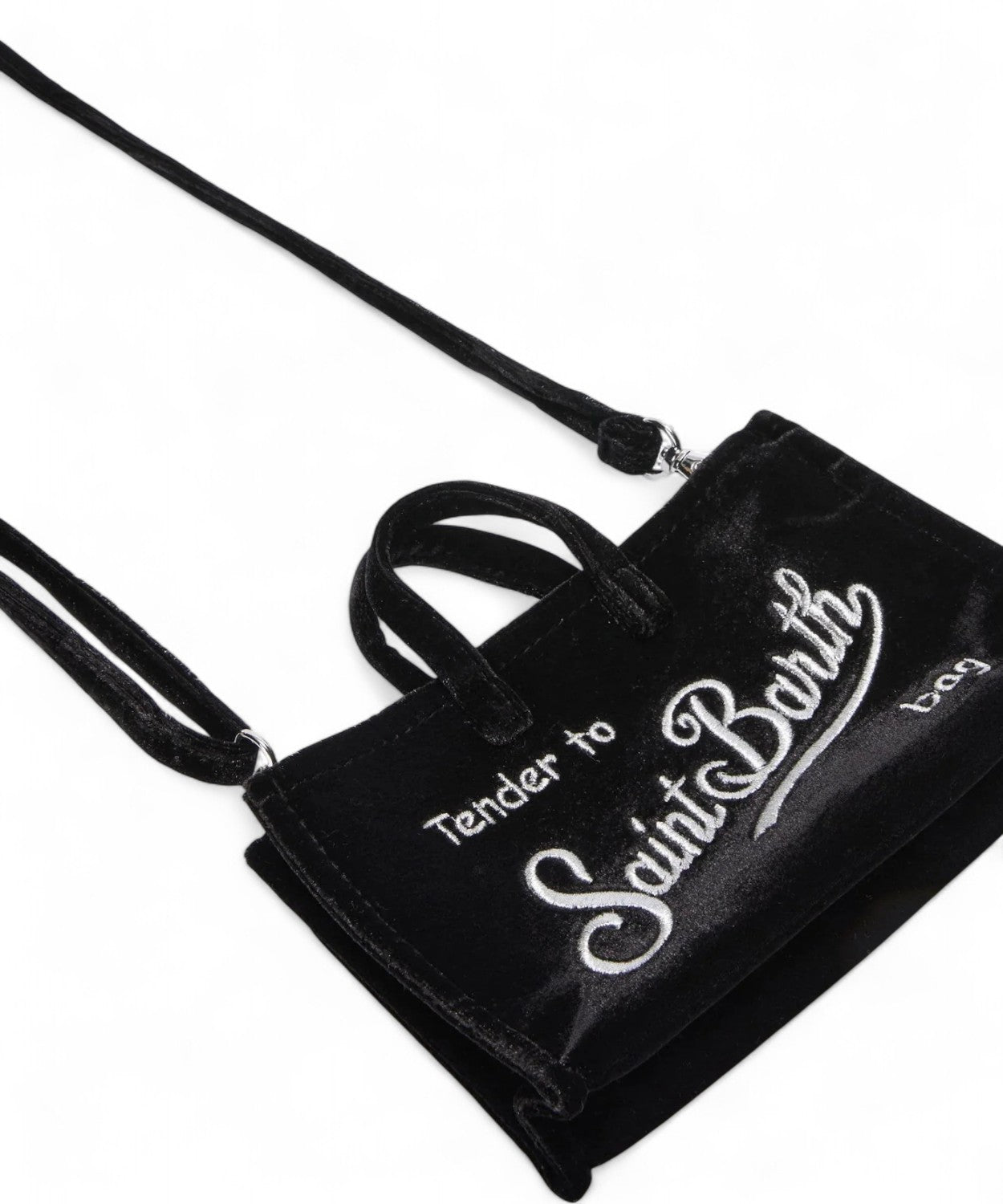 Phone Bag in ciniglia con logo