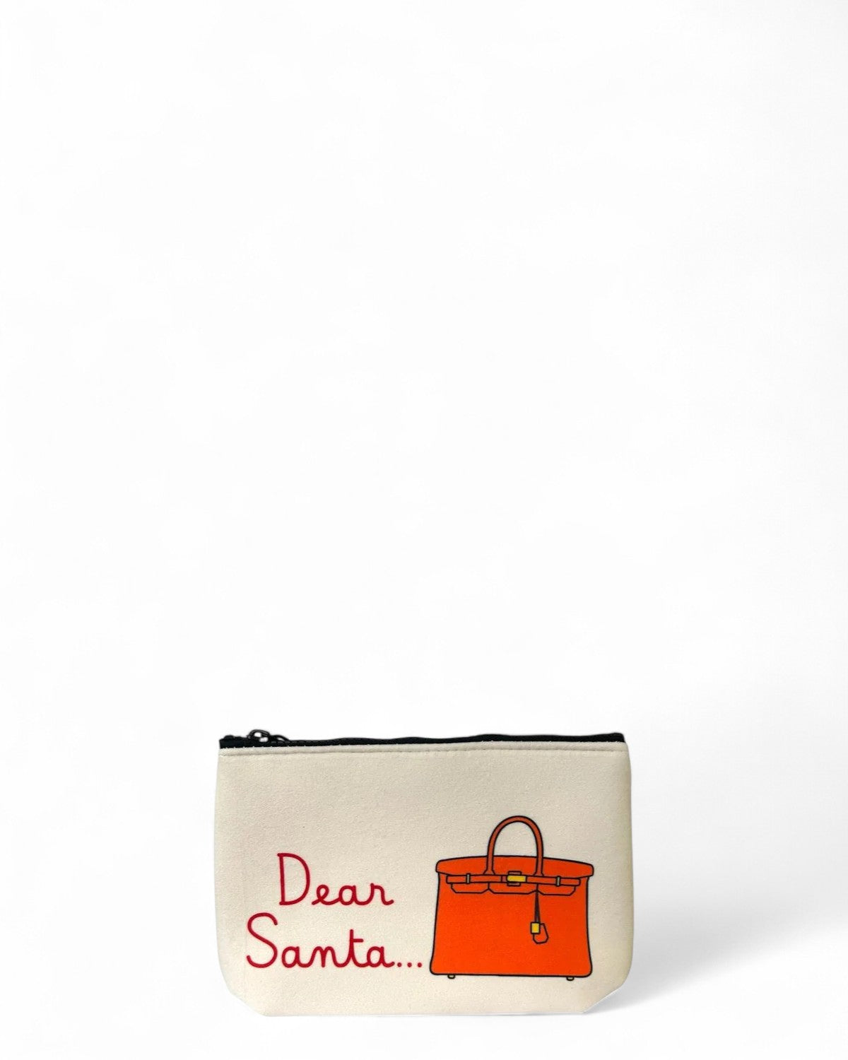 Pochette Aline con stampa logo e zip-Mc2 Saint Barth-Pochette-Vittorio Citro Boutique