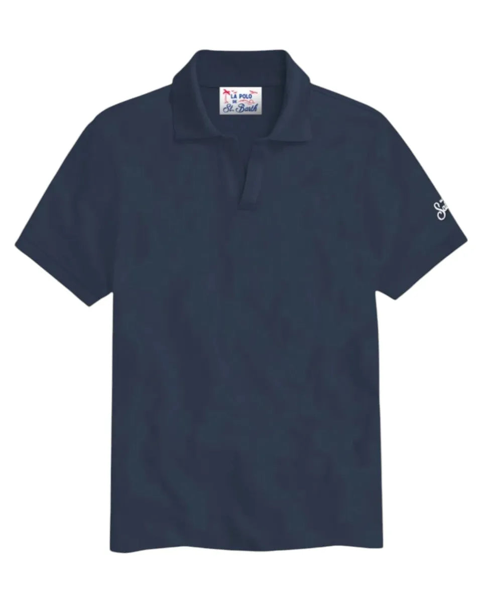 Polo Uomo Charles in Piqué di Cotone-Mc2 Saint Barth-Polo-Vittorio Citro Boutique