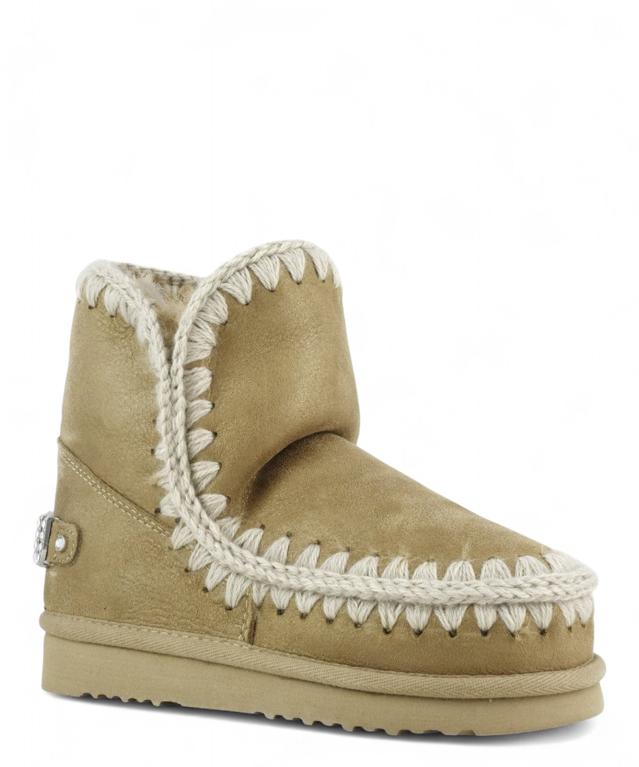 Eskimo 18 con Logo in Strass in Montone Double-Face