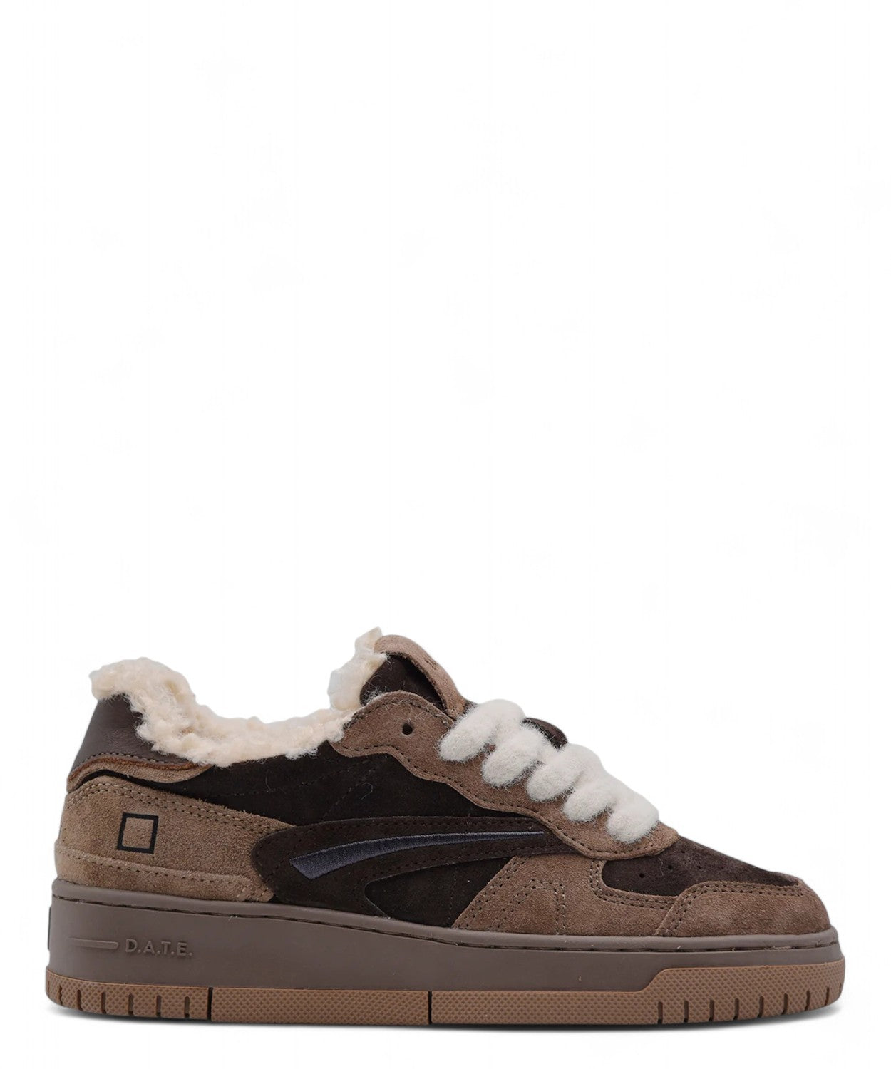 Sneakers Torneo Pure Mono in pelle scamosciata-D.A.T.E.-Sneakers-Vittorio Citro Boutique