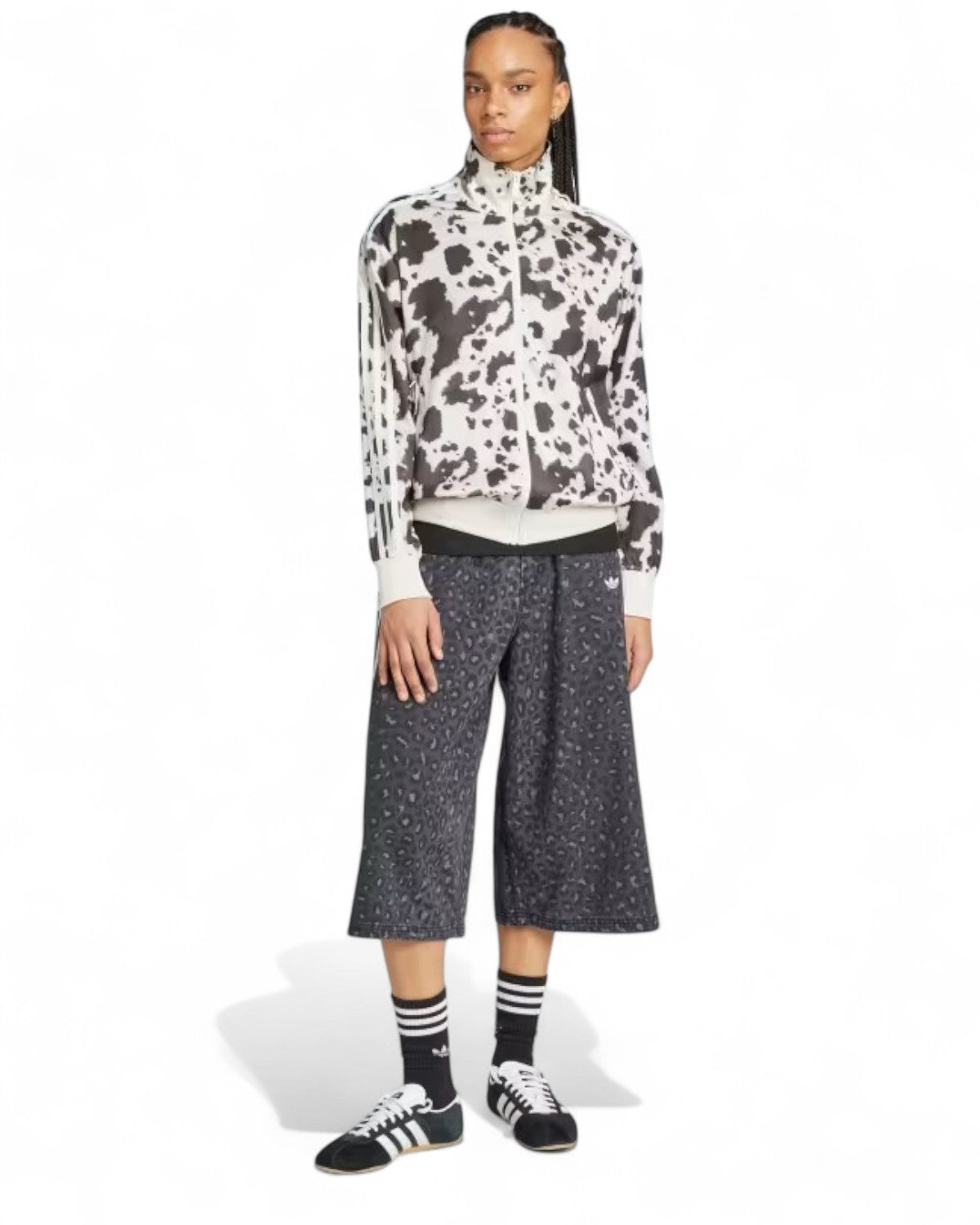Track Top Muccata in Raso con Zip-Adidas Originals-Felpe-Vittorio Citro Boutique