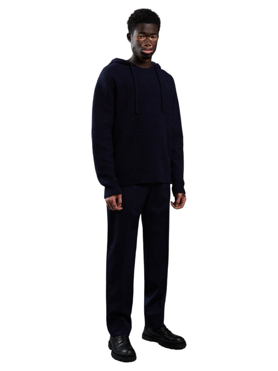 Maglia con Cappuccio Monotone-Lardini-Maglieria-Vittorio Citro Boutique