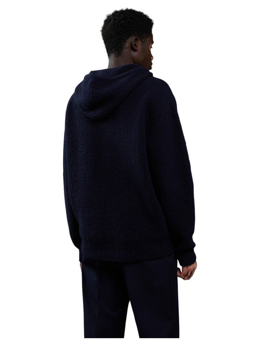 Maglia con Cappuccio Monotone-Lardini-Maglieria-Vittorio Citro Boutique