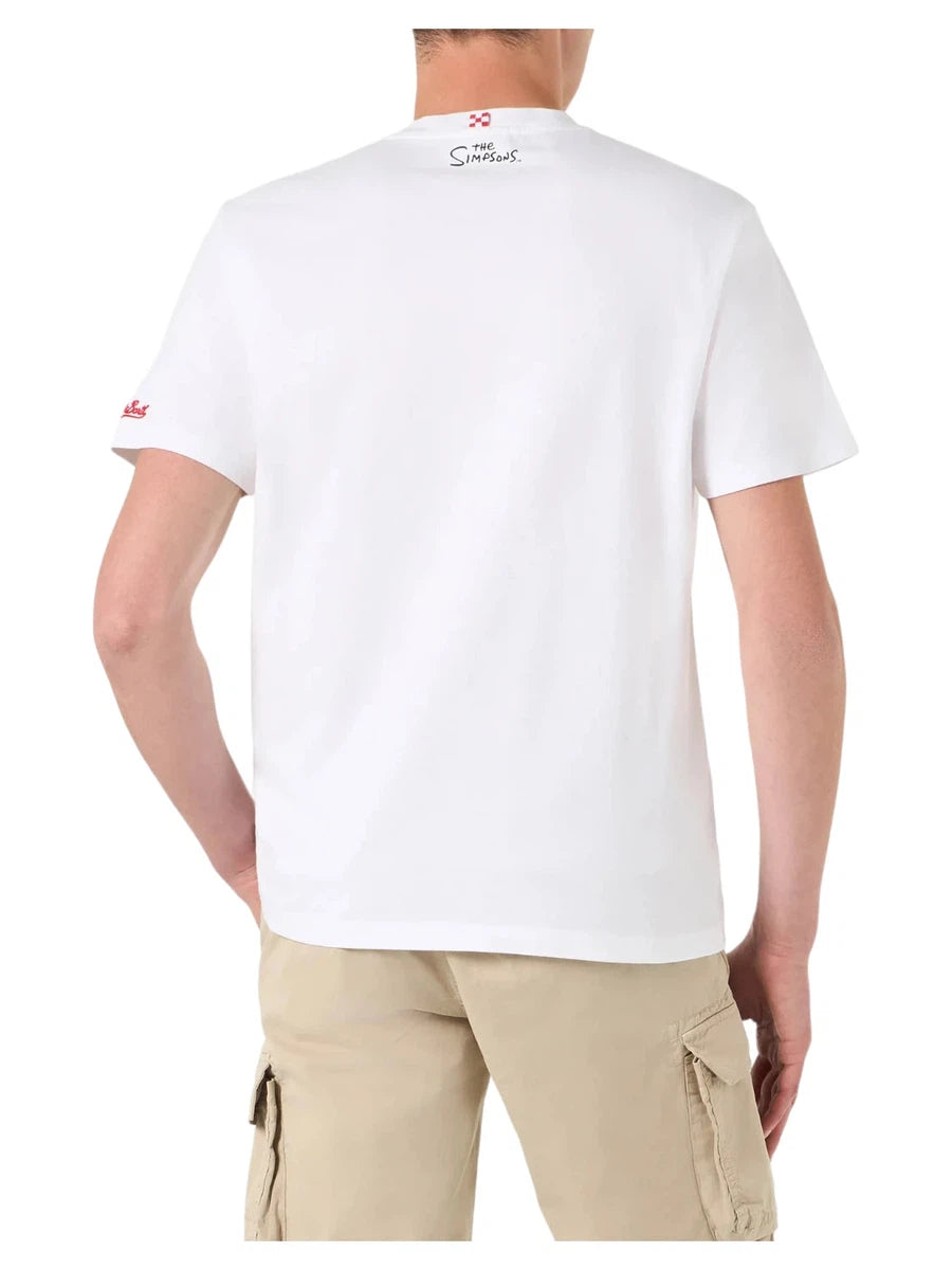 Cotone uomo t-shirt con stampa Homer | THE SIMPSONS SPECIAL EDITION-T-shirt-Mc2 Saint Barth-Vittorio Citro Boutique