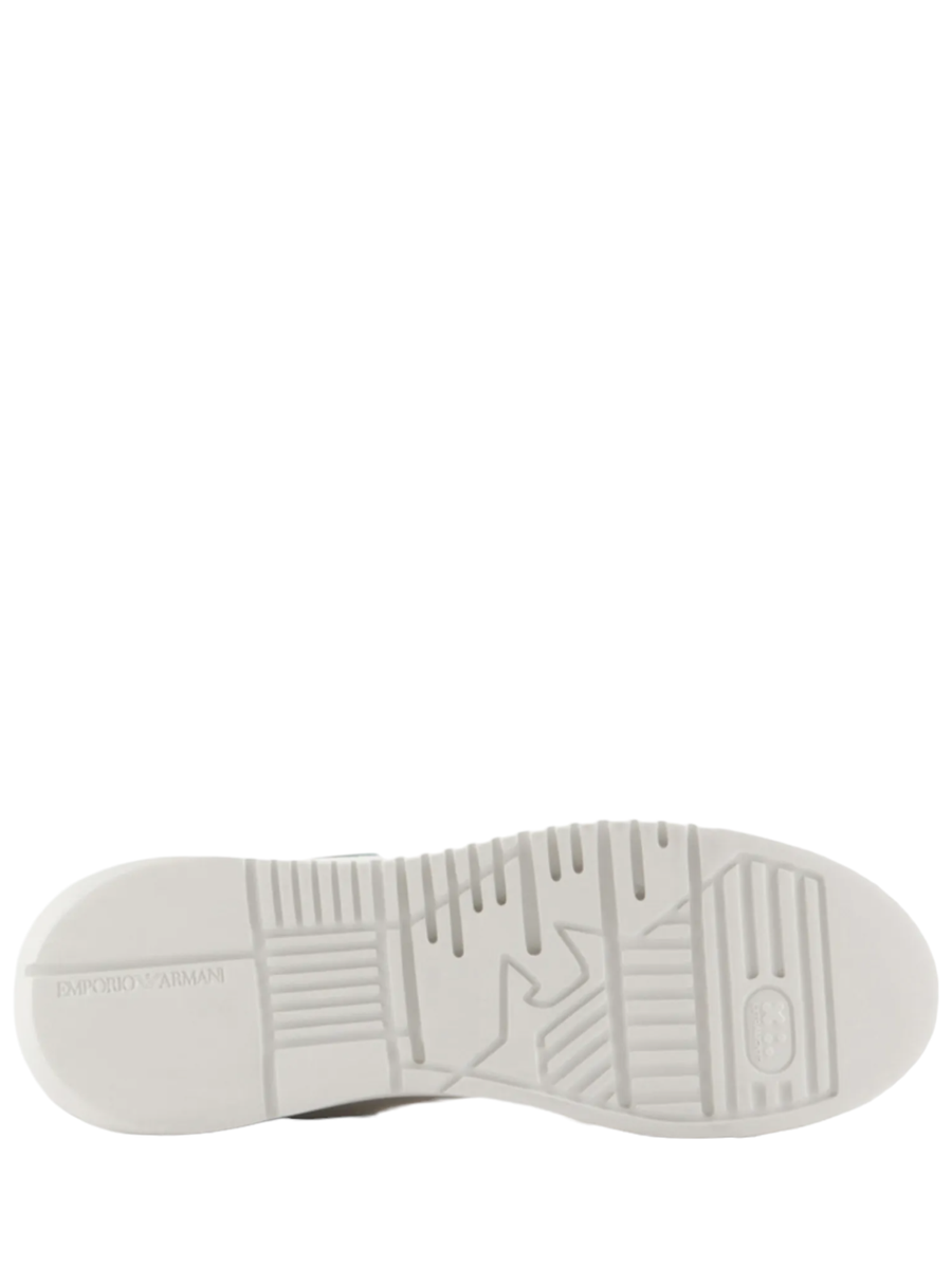 Sneakers in nappa con retro logo signature-Sneakers-Emporio Armani-Vittorio Citro Boutique