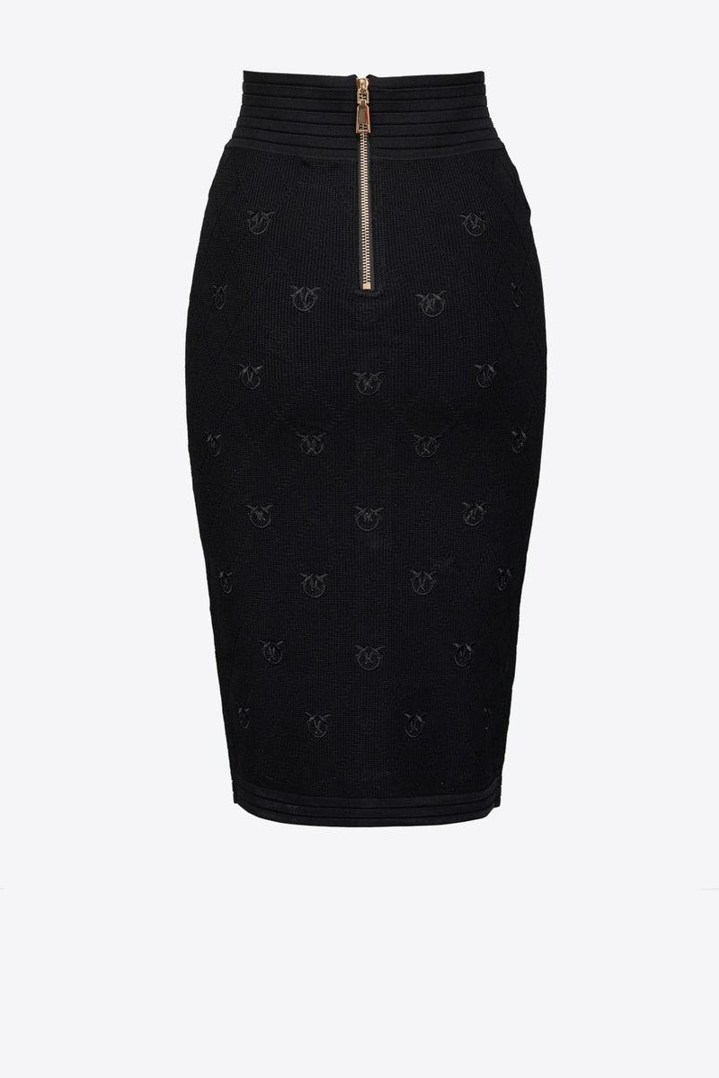 Gonna jacquard love birds - Vittorio Citro Boutique