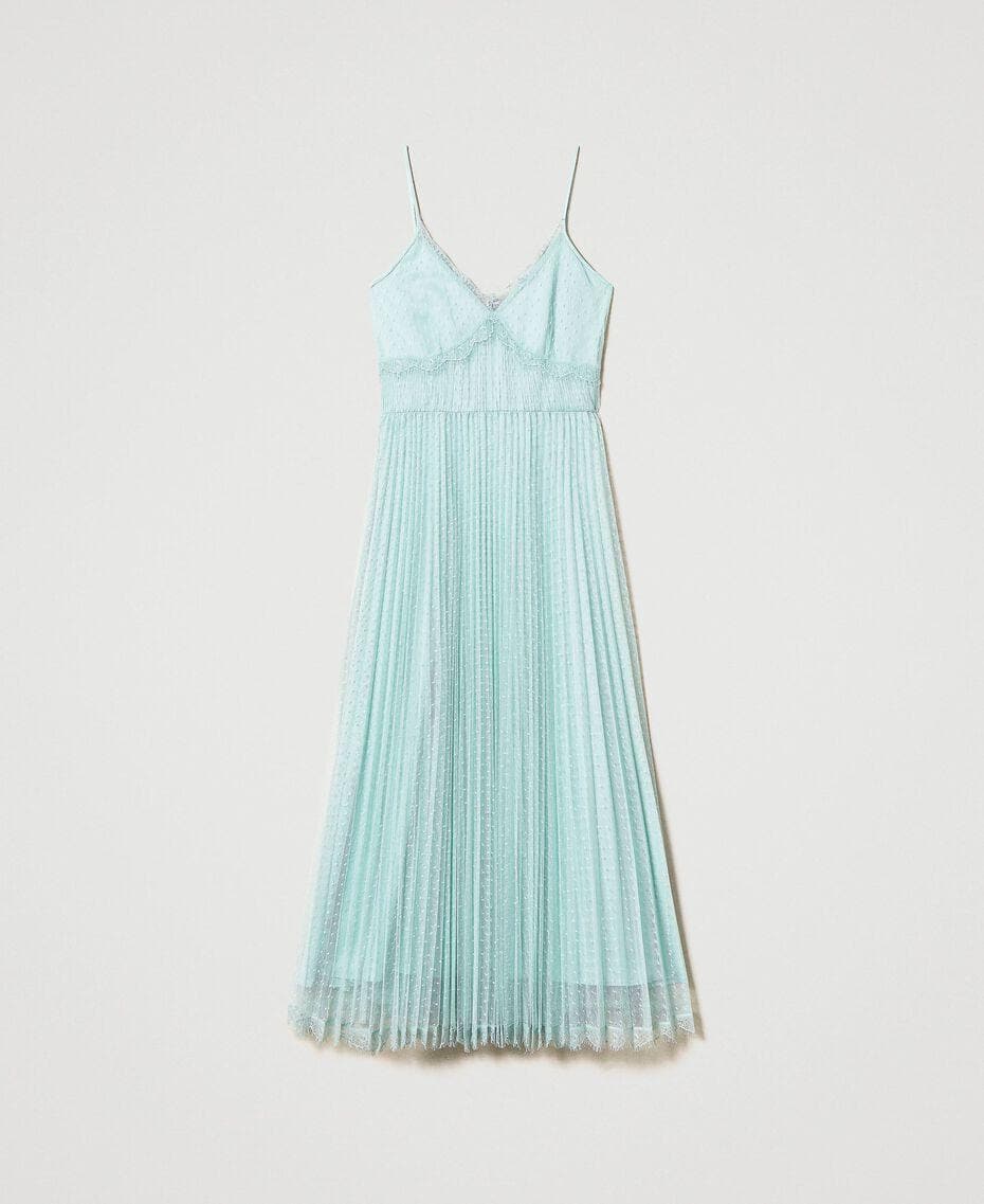 Abito lungo in tulle plumetis - Vittorio Citro Boutique