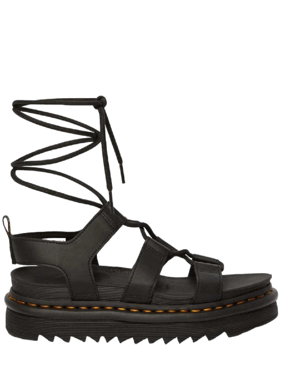 Sandali Nartilla in pelle con lacci - Vittorio Citro Boutique
