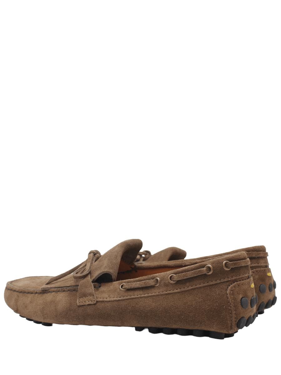 Mocassini con laccio e frangia in suede - Vittorio Citro Boutique