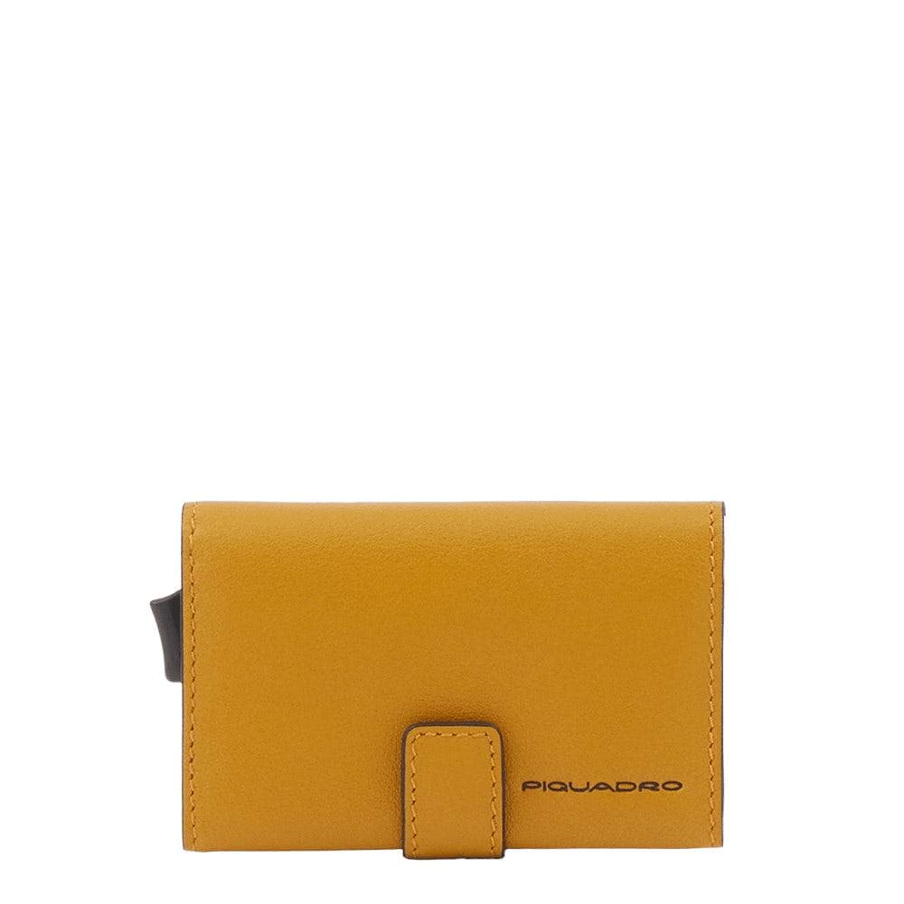 Porta carte di credito in metallo Black Square - Vittorio Citro Boutique