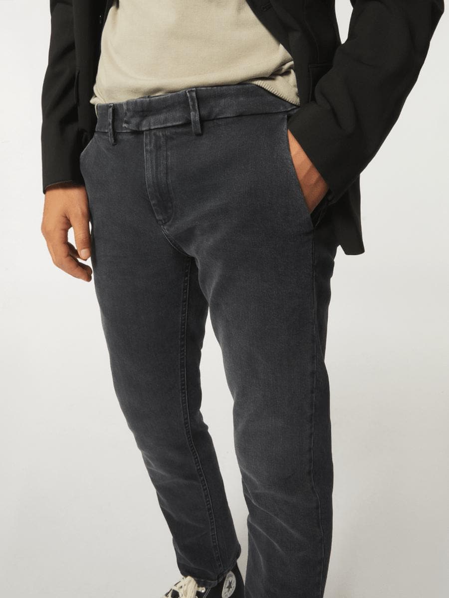 Pantaloni pablo regular in denim stretch - Vittorio Citro Boutique