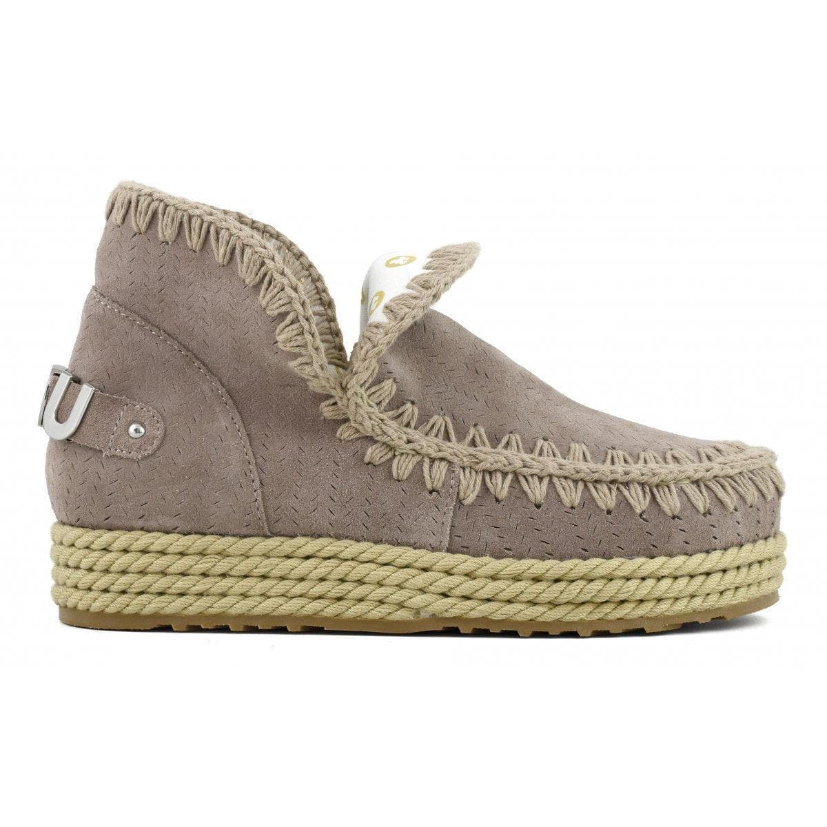 MOU - eskimo 18 jute metal logo - Vittorio Citro Boutique
