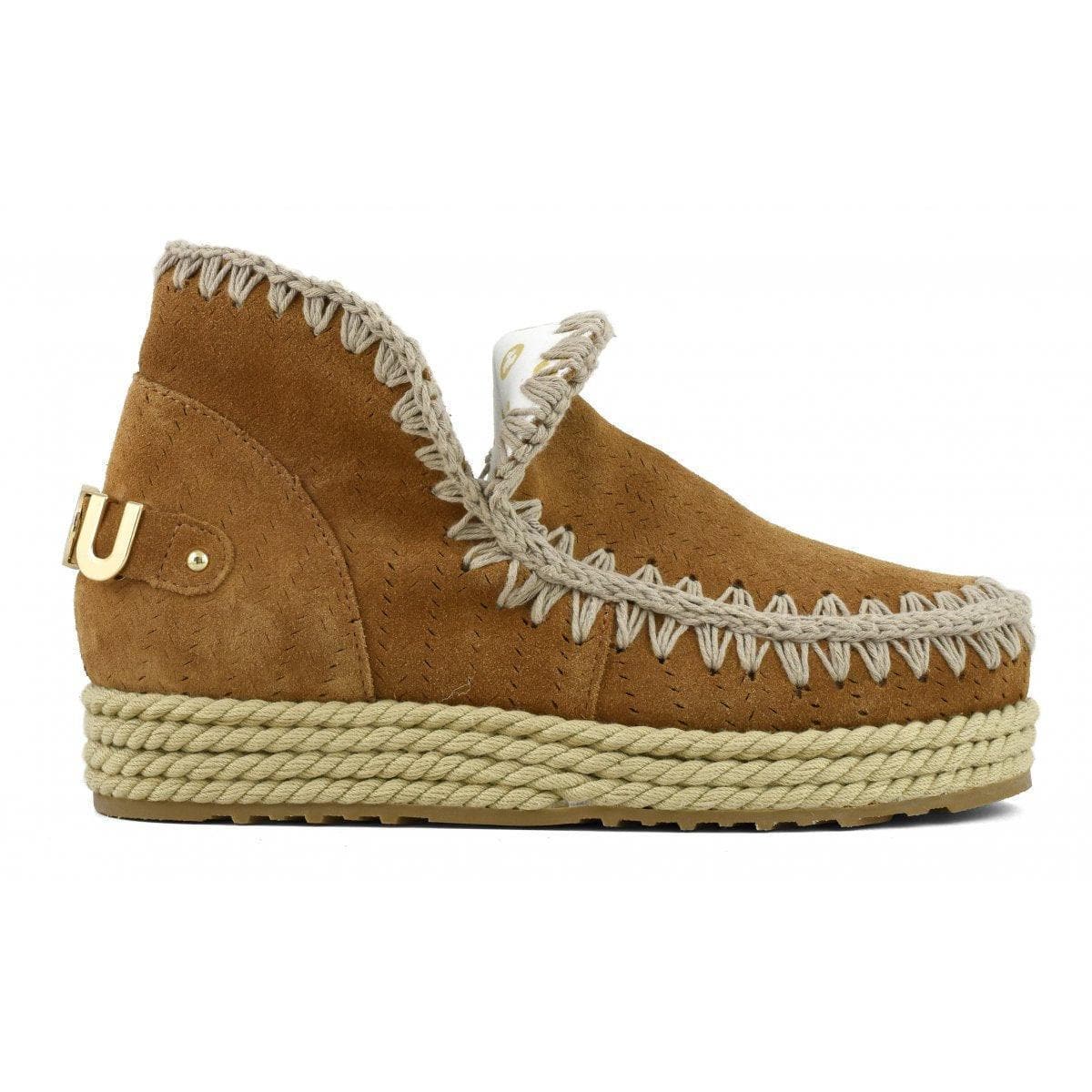 MOU - eskimo 18 jute metal logo - Vittorio Citro Boutique