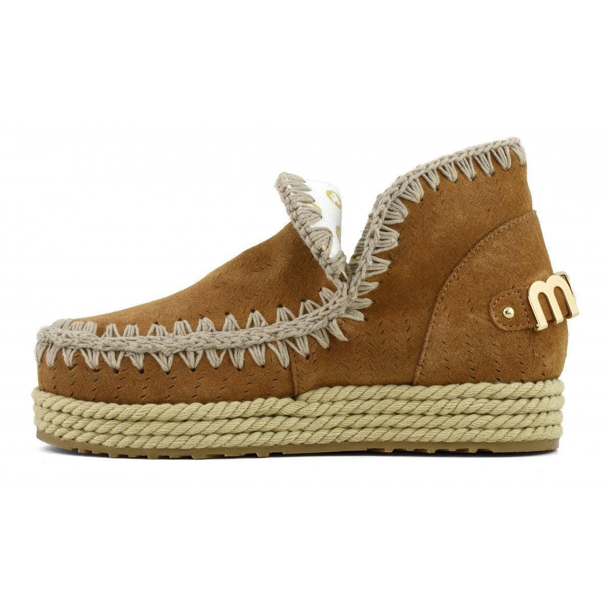 MOU - eskimo 18 jute metal logo - Vittorio Citro Boutique