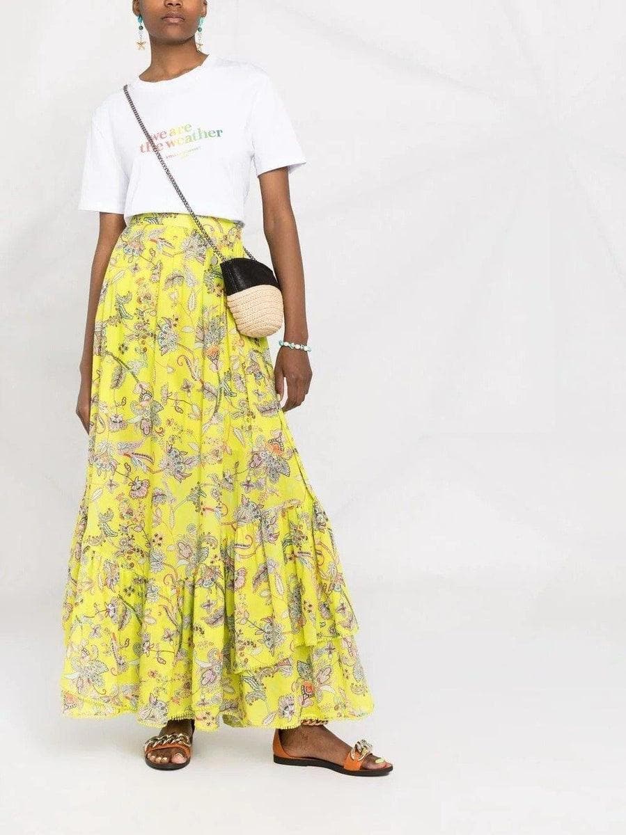TWINSET - Gonna in cotone stampa floreale - Vittorio Citro Boutique