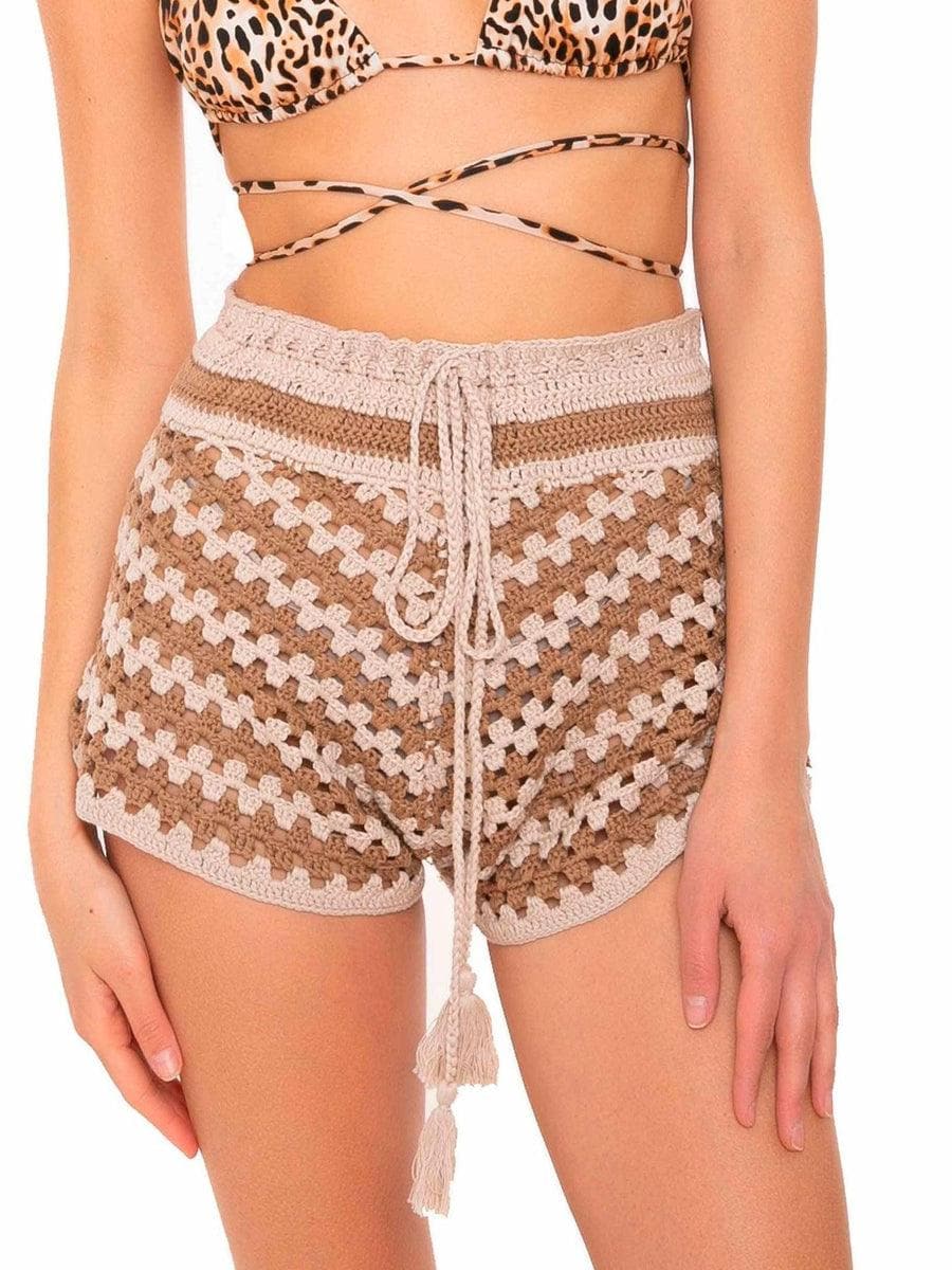 MC2 SAINT BARTH - Pantaloncini multicolore crochet - Vittorio Citro Boutique